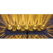 #1706 5 HOLE FRONT PETERBILT RADIUS STYLE BRACKET FOR 15" AIR CLEANER (SOLD IN PAIRS) (Lights not included) AIR CLEANER Sienna