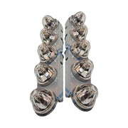 #1719 FRONT KENWORTH RADIUS STYLE BRACKET FOR 15" AIR CLEANER SOLD IN PAIRS) (Lights not included) AIR CLEANER BRACKET Light Slate Gray