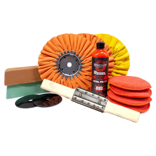 Chocolate Renegade Airstream Polishing Kit rp-lfgrpkr-as-kit Renegade Red Line