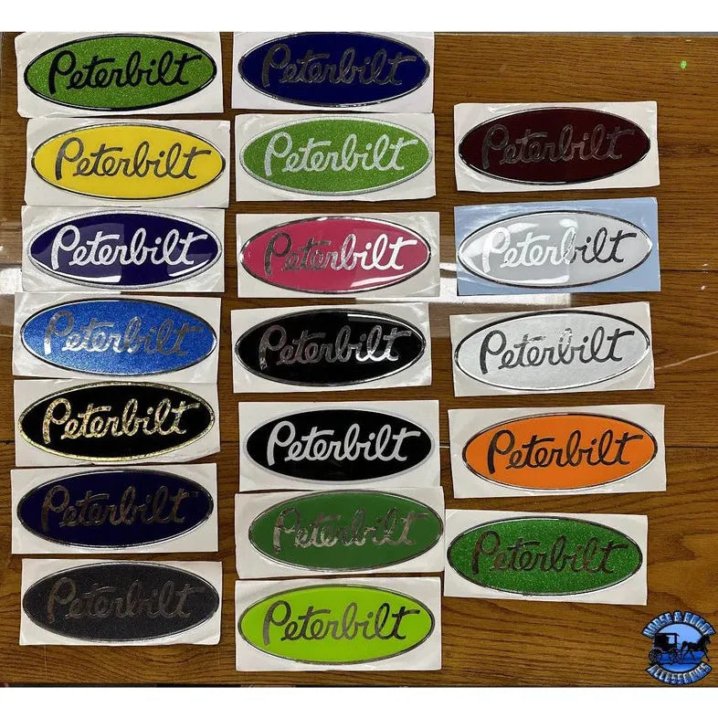 #1802 Peterbilt (extra heavy duty) frame steps Low air leaf suspension 2005 and newer (sold in pairs) (emblem not included) EMBLEM Dark Slate Gray