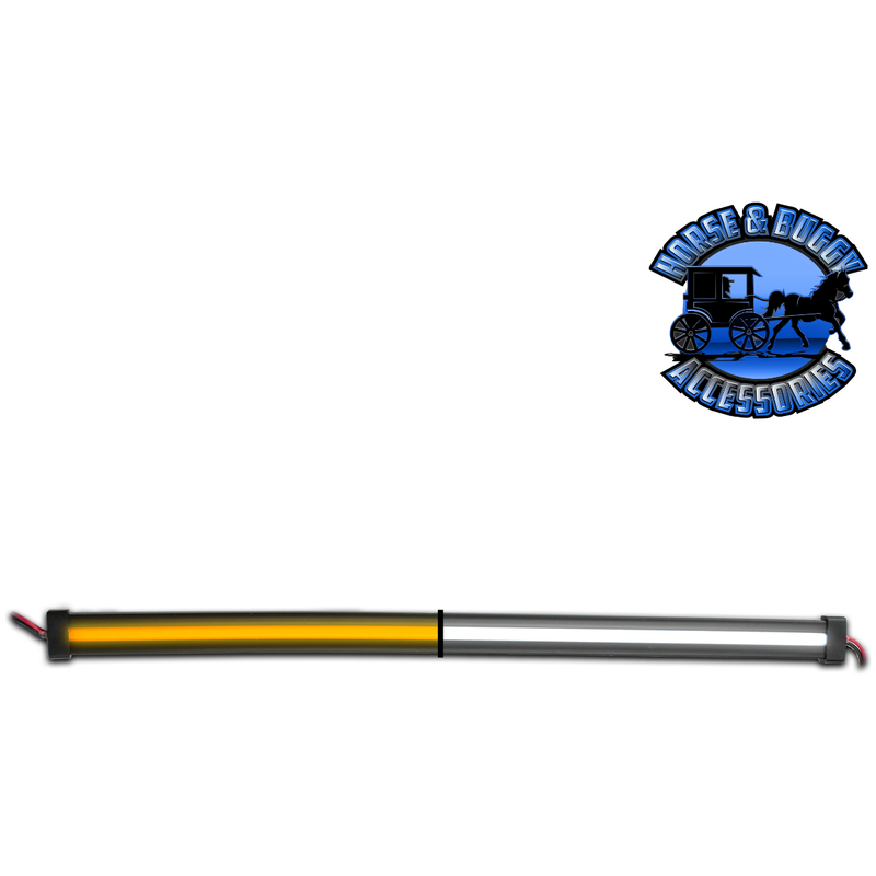 24" Center Glow Strip - Trux Dual Revolution LEDs (Choose Color) 24" glow strip Amber to White - 120 Diodes Dark Slate Gray