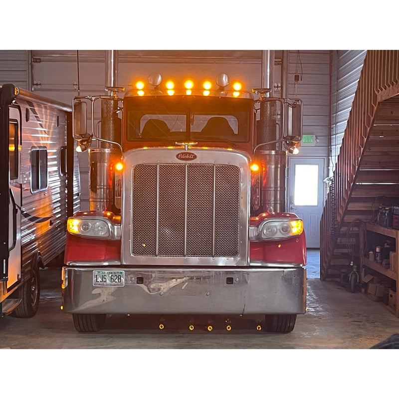 #1715 (BLANK) FRONT PETERBILT RADIUS STYLE BRACKET FOR 15" AIR CLEANER (SOLD IN PAIRS)