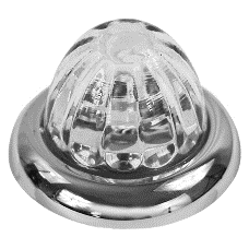 Legendary 1-1/2 Inch Watermelon Style Light, Stud Mount - Blue LED / Clear Glass Lens 09-160102245 watermelon sealed led Gray