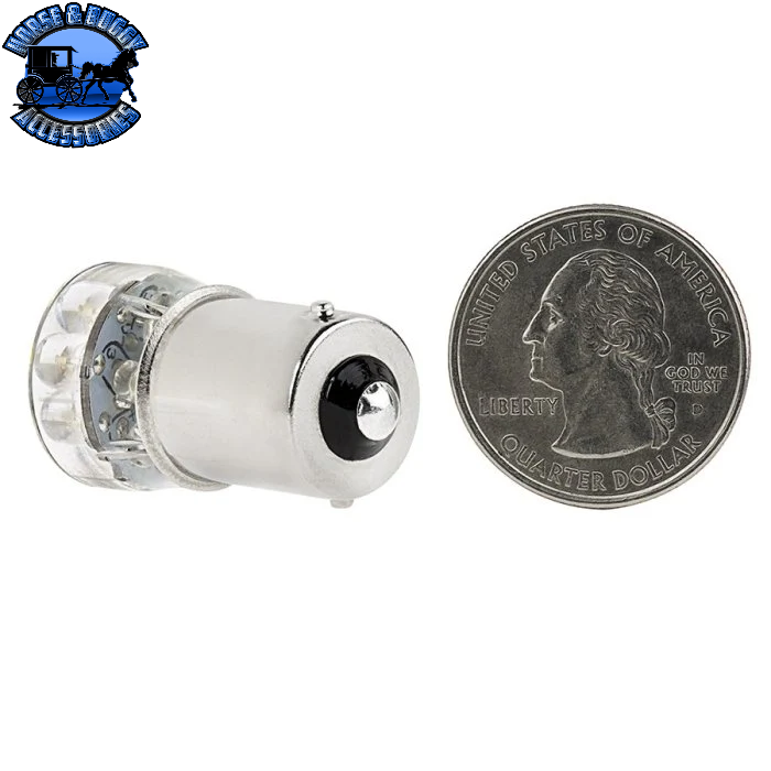 67 LED Bulb - 15 LED Forward Firing Cluster - BA15S Base - Green