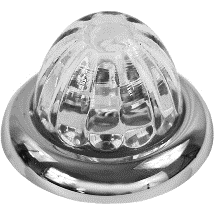 Gray Legendary 1-1/2 Inch Watermelon Light, Stud Mount - Red LED / Clear Glass Lens 11002CR-2 watermelon sealed led