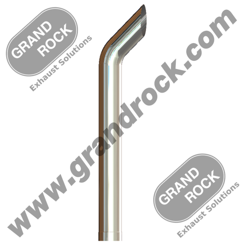 BH7-72EXC  7" X 72" BULLHORN STACK I.D.; CHROME