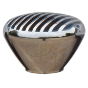 Nostalgic Shift Knob (Choose Color) Chrome Billet Finned Dim Gray
