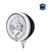 GUIDE 682-C STYLE HEADLIGHT H4 BULB WITH 34 WHITE LED (Choose Color) HEADLIGHT Black Light Gray