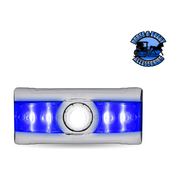 Trux LED Interior Projector Dome & Map Cab Light for Peterbilt - 9 Diodes (Choose Color) Chrome,Black Gray