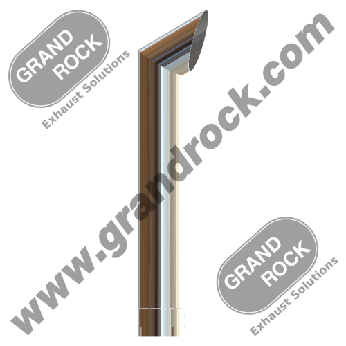 BR5-36SBC  5" X 36" BRUTE, OD CHROME