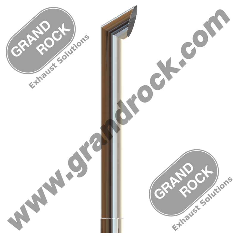 BR5-48EXC  5" X 48" BRUTE, ID CHROME