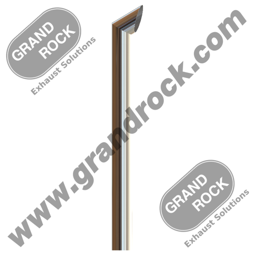 BR5-60SBC  5" X 60" BRUTE, OD CHROME