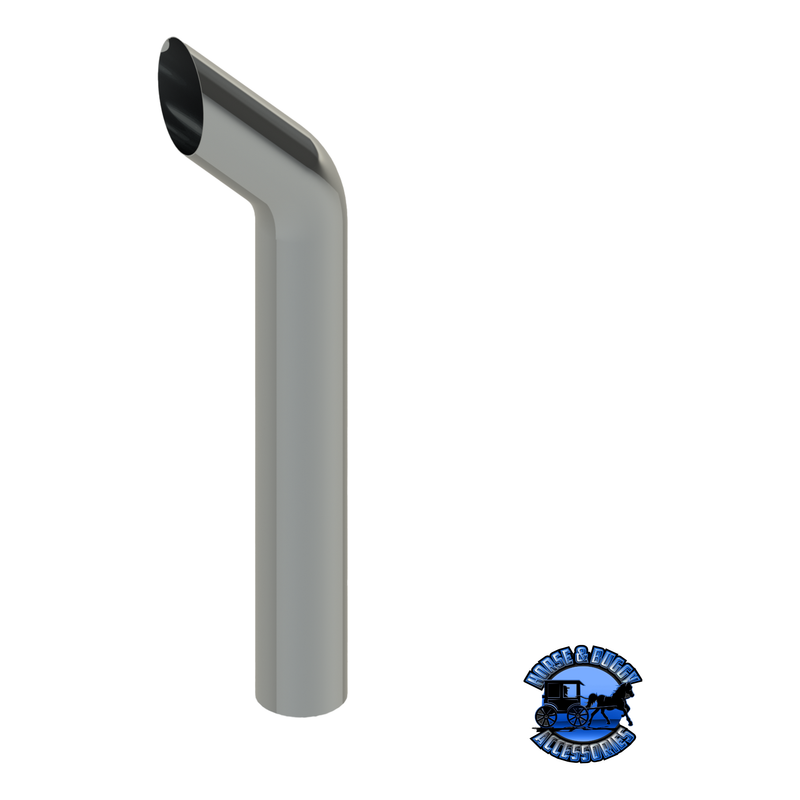 307A-024-1103 7"x24" Bullhorn Exhaust Stack Light Slate Gray