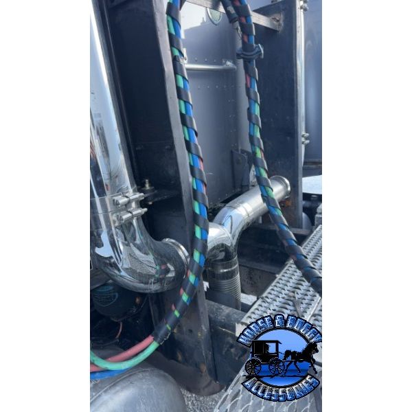 #33P-500CP CHROME PLATED 5" od (Y - EXHAUST PIPE) (9" X 9" X 9")