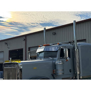 #13888 Peterbilt (Big head) 9"x6" Visor 379/389 VISOR Dark Slate Gray