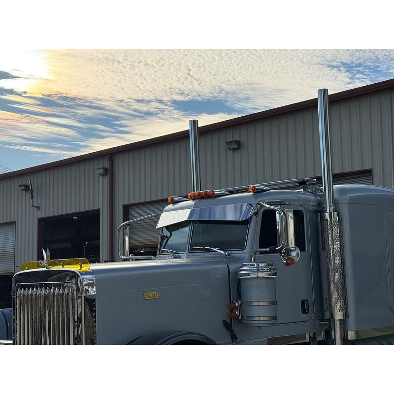 #13888 Peterbilt (Big head) 9"x6" Visor 379/389 VISOR Dark Slate Gray