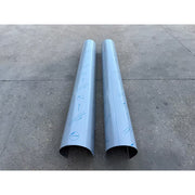 #15003 Replacement exhaust shield for Peterbilt 589 (Day Cab Only) (Sold in Pairs) EXHAUST SHEILDS Light Slate Gray