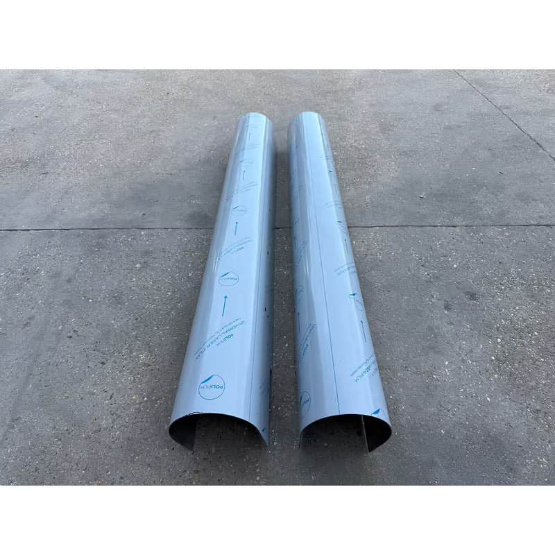 #15003 Replacement exhaust shield for Peterbilt 589 (Day Cab Only) (Sold in Pairs) EXHAUST SHEILDS Light Slate Gray