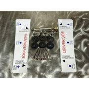 Rollin Low Paccar 2.1M cab visor install mounting kit w/Templates VISOR Dim Gray