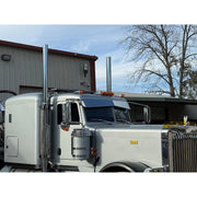 #13888 Peterbilt (Big head) 9"x6" Visor 379/389 VISOR Dark Slate Gray