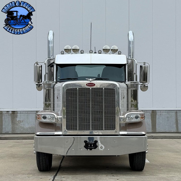 Peterbilt & Kenworth (No Drill) OEM Bracket Mount 2.1M Cab Visors (Choose Size) 589,567,579,t680,t880,w990