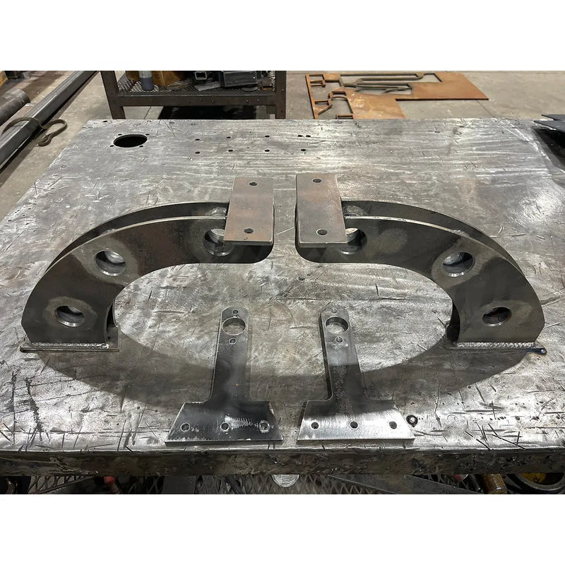 #178906 LIGHT BAR BRACKETS FOR (PETERBILT 389 FLAT TOP DAYCAB ONLY) STROBE Dark Gray