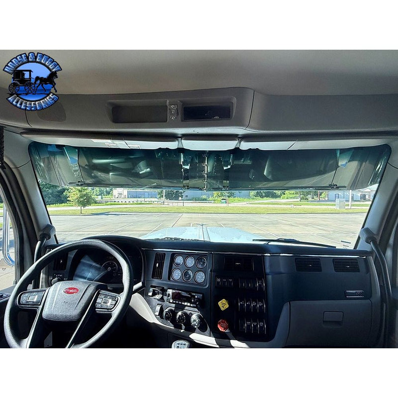 Peterbilt & Kenworth (No Drill) OEM Bracket Mount 2.1M Cab Visors (Choose Size) 589,567,579,t680,t880,w990