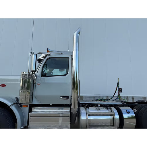 #15003 Replacement exhaust shield for Peterbilt 589 (Day Cab Only) (Sold in Pairs) EXHAUST SHEILDS Dark Gray