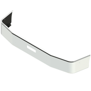 E-CI-0011-17 18'' tall 1989 AND LATER FLD 112, FLD120 FREIGHTLINER 14" SET BACK AXLE BUMPER W/ TOW & BOLT & STEP HOLE Light Gray