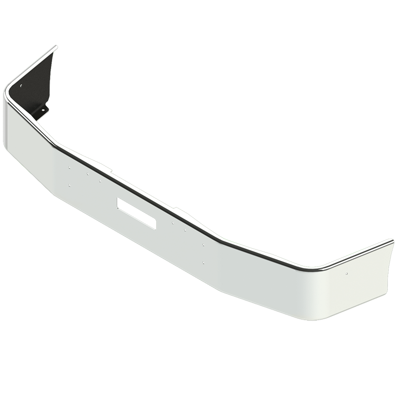 E-CI-0001-15 12'' FREIGHTLINER FL120 SET BACK AXLE BUMPER BUMPER Light Gray