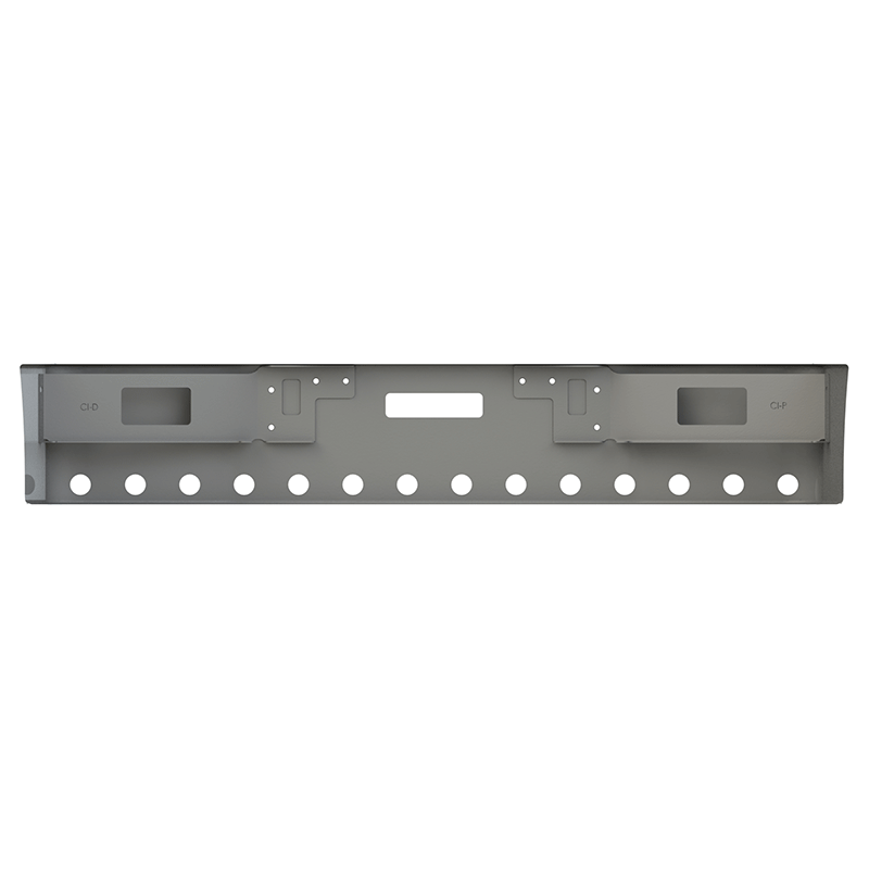 CI-0001-16S-R14 1989 AND LATER FLD 112, FLD120 FREIGHTLINER 16" SET BACK AXLE with 14 2" light holes Dim Gray