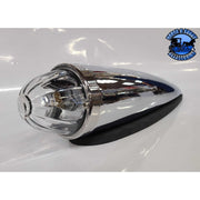 Clear Glass lens watermelon cab light with plastic housing (Includes hardware) (Choose bulb style) watermelon glass lens 1157 bulb holder,1156 bulb holder,3157 bulb holder Gray