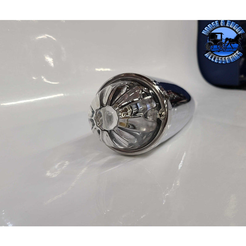 Clear Glass lens watermelon cab light with plastic housing (Includes hardware) (Choose bulb style) watermelon glass lens 1157 bulb holder,1156 bulb holder,3157 bulb holder Gray