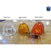 Original Watermelon Real Glass Lens's Replacement (choose color) for 3 1/2" lights watermelon glass lens Clear Lens,Light Amber Lens,Light Blue Lens,Light Red Lens,Dark Amber Lens,Red Lens,Green Lens,Blue Lens,Purple Lens,Smoked Clear Lens Rosy Brown