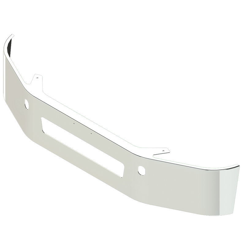 E-COF-0011-16 16"bumper M2 Frieghtliner w/tow/bolt holes BUMPER 16" Light Gray