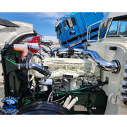 dp-AIK-389PDI-X15TT Peterbilt 389 PDI TWIN TURBO Cummins x15 Air Intake Kit PETERBILT Dark Slate Gray