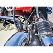 dp-AIK-389PDI-X15TT Peterbilt 389 PDI TWIN TURBO Cummins x15 Air Intake Kit PETERBILT Dark Slate Gray