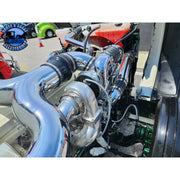 dp-AIK-389PDI-X15TT Peterbilt 389 PDI TWIN TURBO Cummins x15 Air Intake Kit PETERBILT Dark Slate Gray