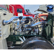 dp-AIK-389PDI-X15TT Peterbilt 389 PDI TWIN TURBO Cummins x15 Air Intake Kit PETERBILT Dark Slate Gray