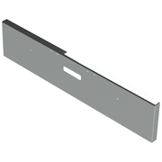 E-CV-0010-51 20'' FREIGHTLINER BOXED BUMPER W/TOW & BOLT HOLES BUMPER Light Slate Gray