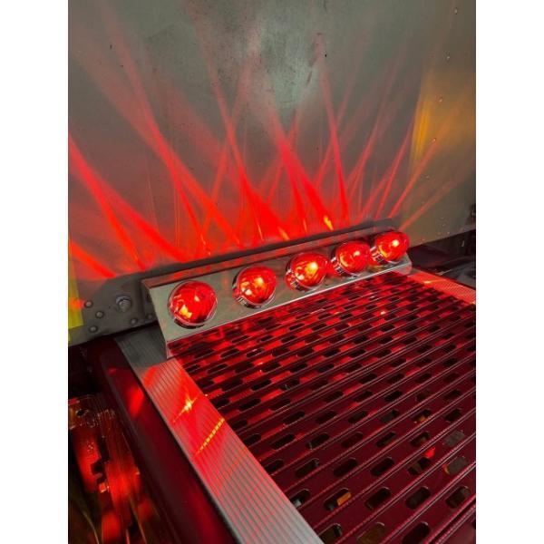 NU-11901  (304 stainless) NU GEN Services - 5 melon deck plate box 27” wide DECK PLATE Saddle Brown