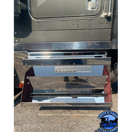 Kenworth Custom Universal 304 stainless stepboxes (Choose size & style) Includes steps