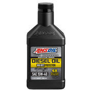 AMSOIL Signature Series 15W-40 100% Synthetic Max-Duty Diesel Oil Quart Bottle (DMEQT-EA) oil Dark Slate Gray