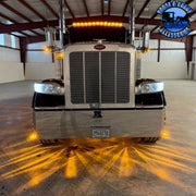 Replacement Braces for (16"-18”-20”-22" Bumpers) W/Watermelon Mount (Choose Make and Model) (PAIR) BUMPER Peterbilt 379,388/389/567SFFA/589 18" 20" 22",Kenworth W900,388/389/567SFFA/589 16" Only Dim Gray