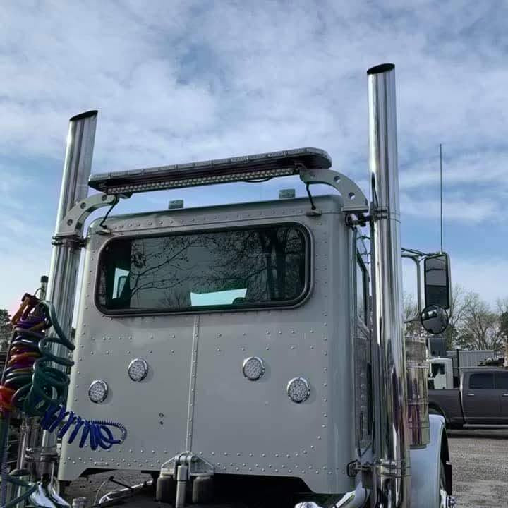 60" (light bar only) for Peterbilt custom cab brackets #strobe-60 STROBE Dark Gray
