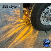 Replacement Braces for (16"-18”-20”-22" Bumpers) W/Watermelon Mount (Choose Make and Model) (PAIR) BUMPER 388/389/567SFFA/589 18" 20" 22" Dim Gray