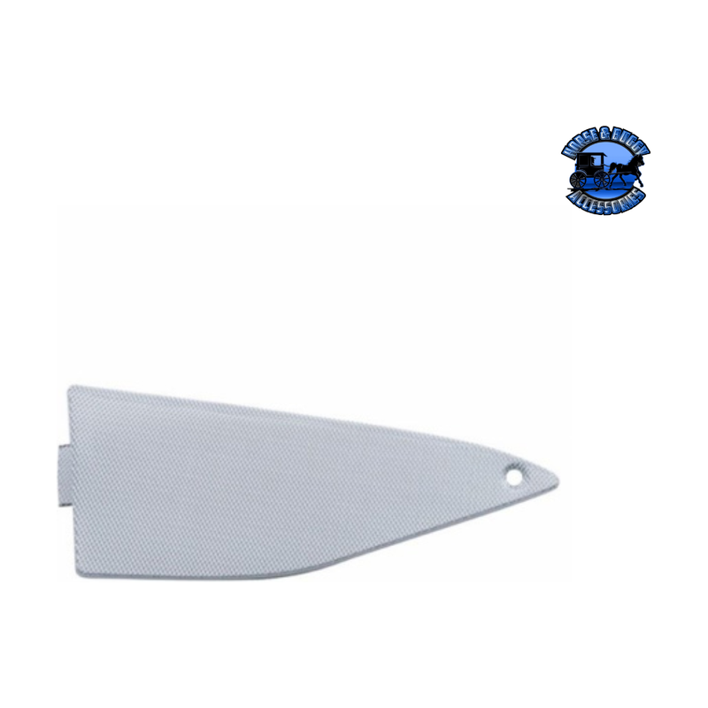 CHROME TRIANGULAR MESH COVER FOR FREIGHTLINER CENTURY (2003-2008) AND COLUMBIA (2004-2014) (Choose Side) Triangular Mesh Cover Driver's Side Gray