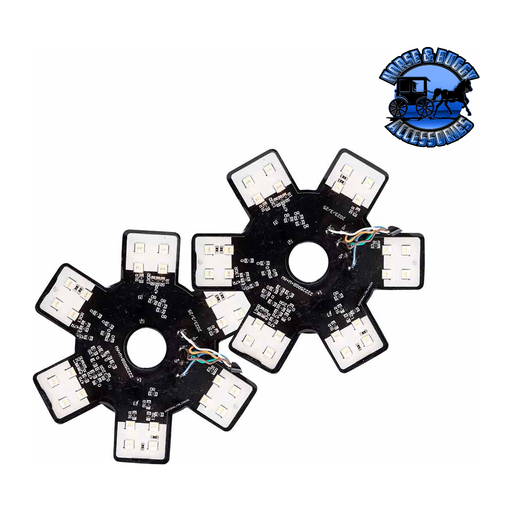 Black 5″ RGB Multi-Color Auxiliary Star LED Light Kit – 24 Diodes TLED-X3RGB Air Cleaner