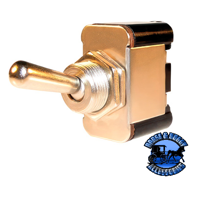 Tan UP-98313 Heavy Duty Toggle w/ 2 Screw Terminals 25 Amp 12V S.P.S.T On/Off 1 Pc.