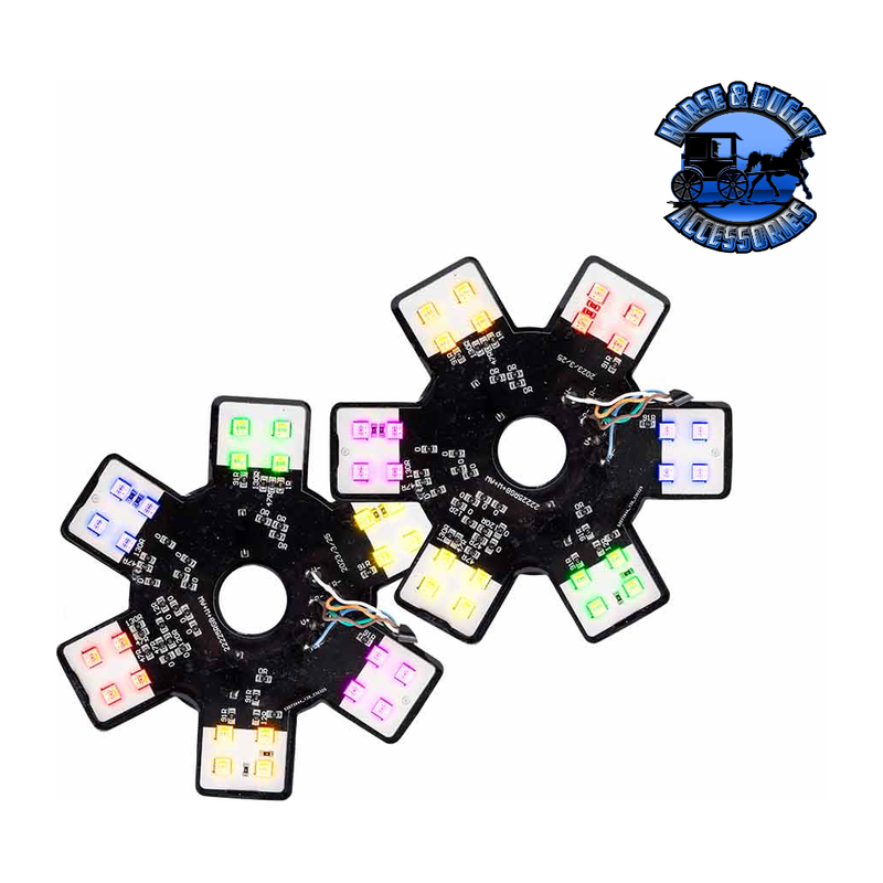 TLED-X3RGB 5″ RGB Multi-Color Auxiliary Star LED Light Kit – 24 Diodes Air Cleaner Black